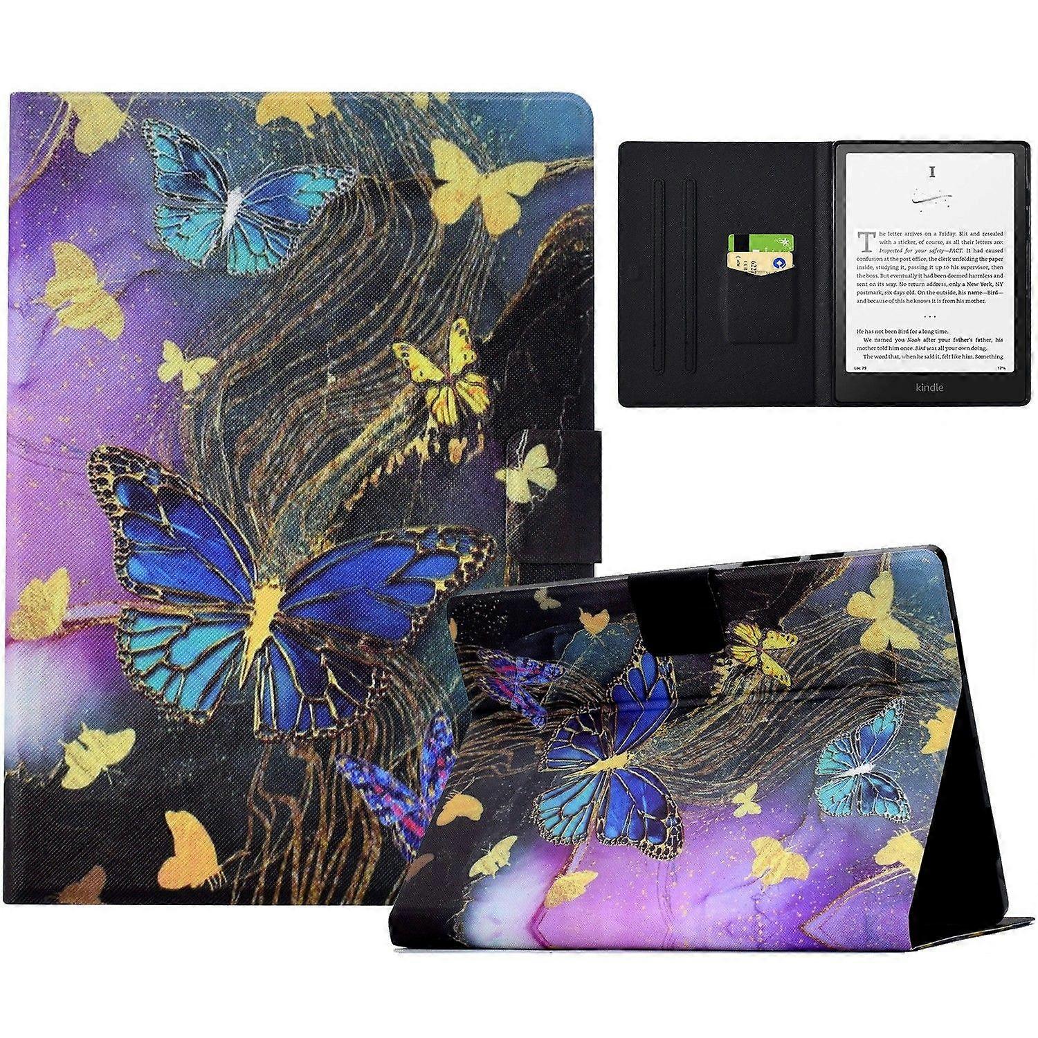 For Amazon Kindle Paperwhite (2024) Case Pattern Print Leather E-Reader Cover