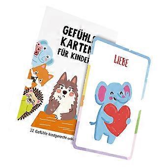 Childrens Social Emotional Learning Cards With Animal Illustrations Durable Paper Ages 3+ Multicolor-hcx1