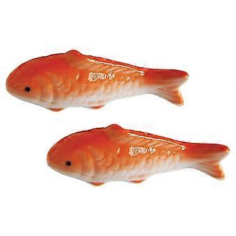2 stks Aquarium Drijvende Vis Ornament Aquarium Decoratie Aquarium Vis Beeldje Keramisch Visbeeld