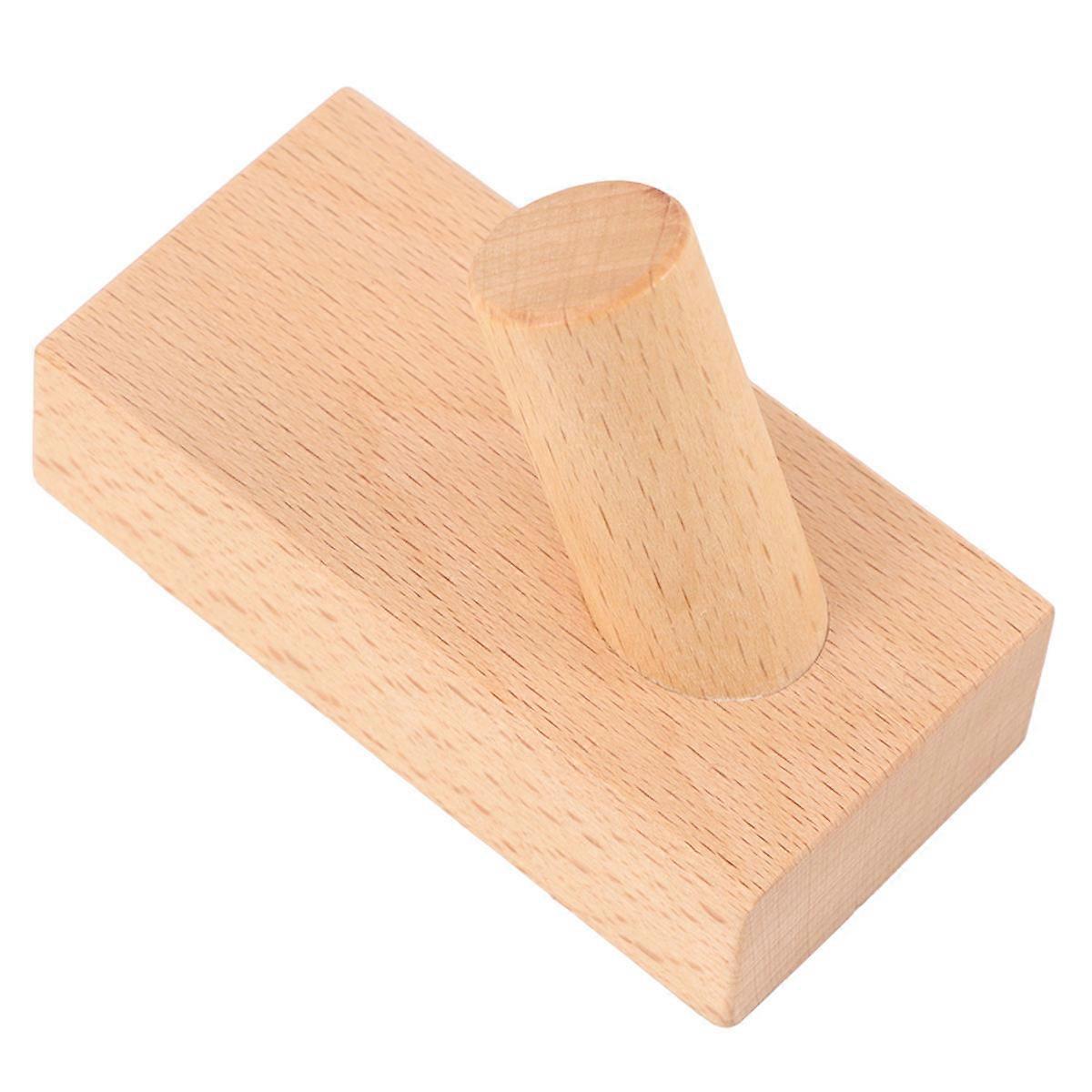 Hanging Hook Solid Wood Hook for Storage Use Adhesive Door Back Clothes Hanger