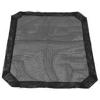 Pet Bed Mesh Cover for Elevated Dog Bed Detachable Washable Black
