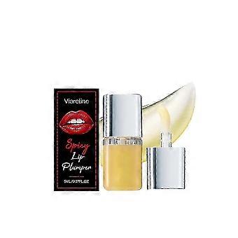 Feuchtigkeitsspendende und aufpolsternde Lippenpflege für voluminöse Lippen mit Hochglanz-Finish. Würziger Lippenaufpolsterer – klarer Lipgloss für intensives Volumen. Nicht klebrig.