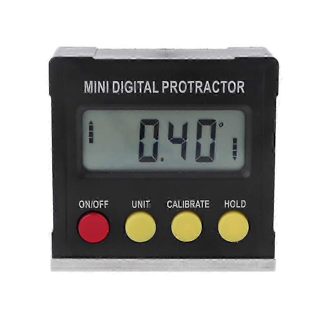 Mini Protractor 360 Inclinometer Digital Angle Finder Angle Gauge Level Box