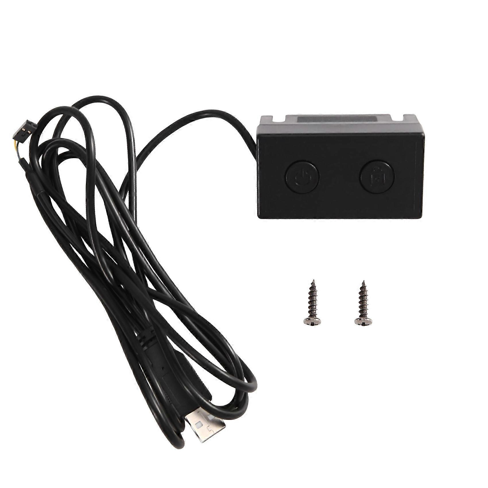 PC Power Button Desktop Power Button External Lock Screen Switches PC Power Supply Button Extension for Computer