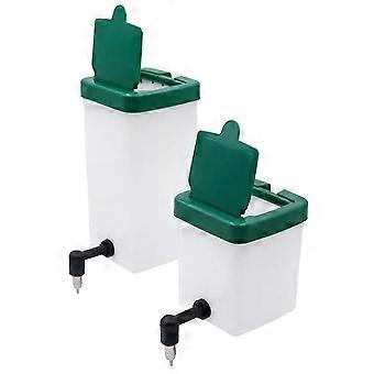 2PCS Kanin Vattendispenser Drinker Matare Dricksfontän Automatisk Dricksutrustning Husdjur Anima