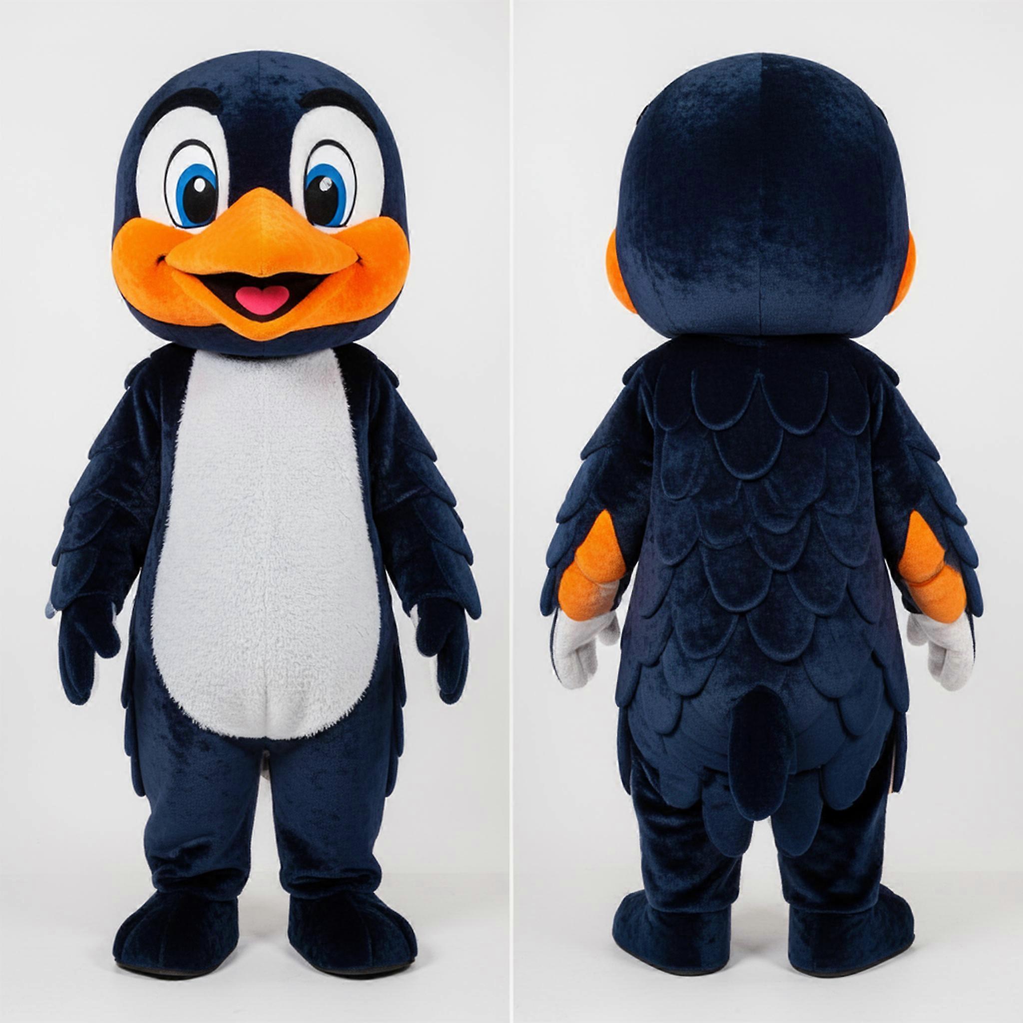MASTICOT Navy Broad Shouldered Woodpecker Mascot