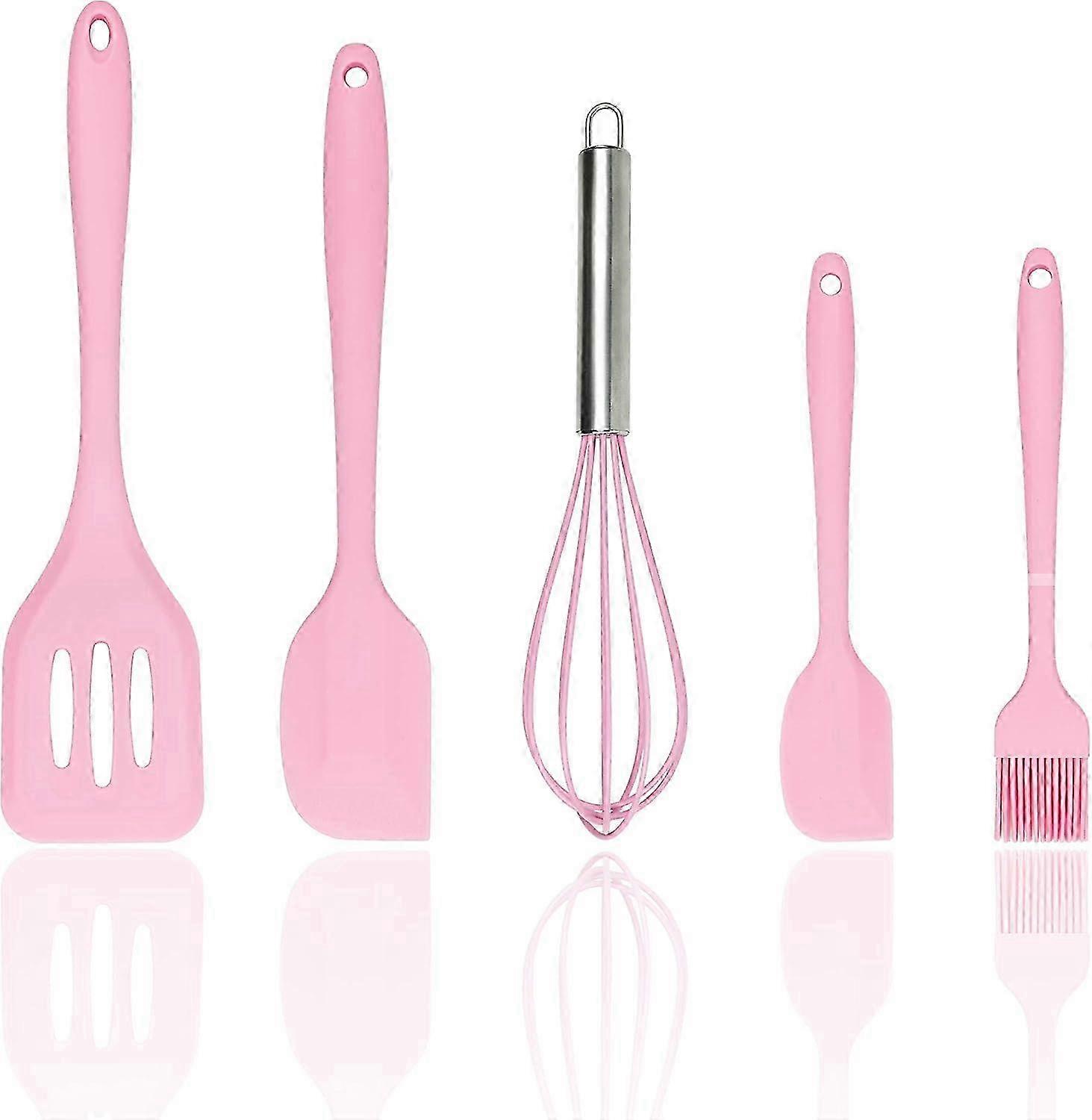 Stain Resistant Silicone Whisk Set