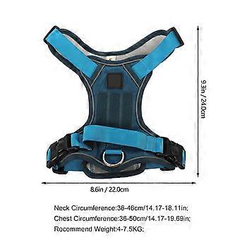 Adjustable Large Dog Harness for Safe Outdoor Use Reflective Pet Harness