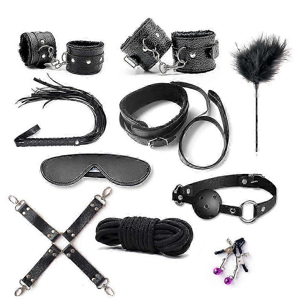 10-Pc Adjustable PU Leather Kit