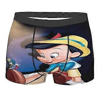 Men's Boxer Briefs Pinocchio Underwear Soft Stretch Breathable Polyester Spandex