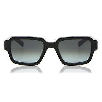 Prada PR 02ZS 1AB06T Full Rim Black Men Square Sunglasses UV3 Original