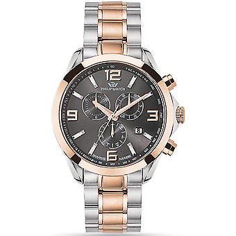 Philip Uhr blaze Swiss Quarz Analog Man Uhr mit R8273665001 Edelstahl Armband