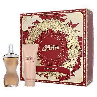 Conjunto de presente J.P. Gaultier Classique: Eau de Toilette Spray 50ml/Loção Corporal 75ml