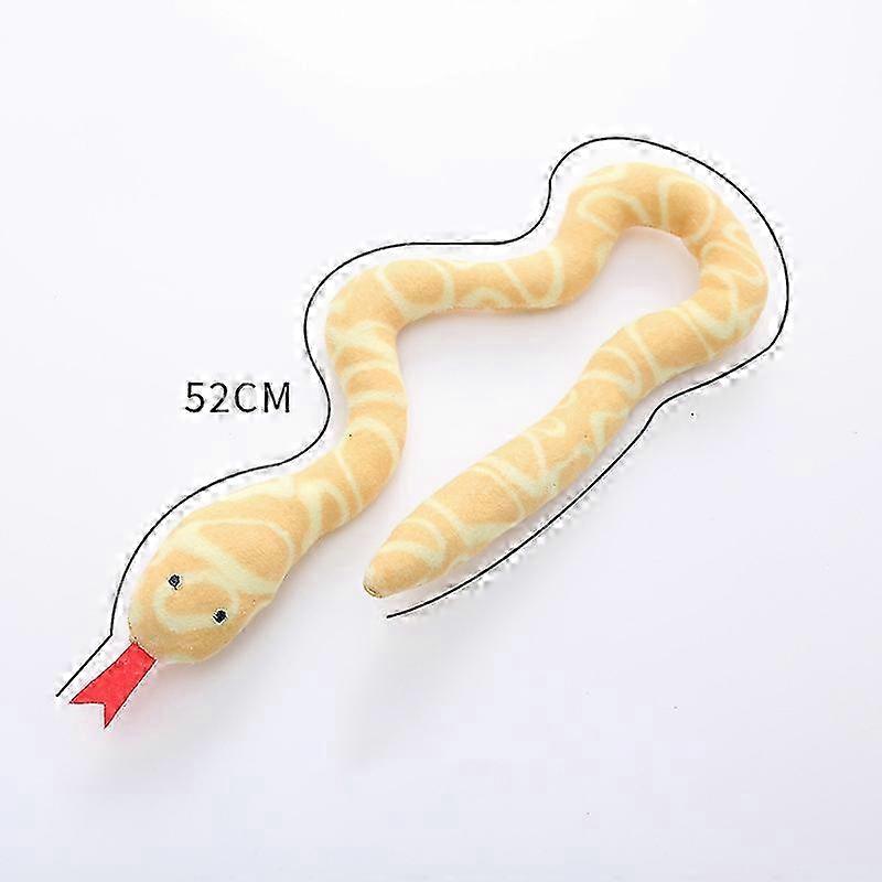 Bite-Resistant Catnip Snake Toy