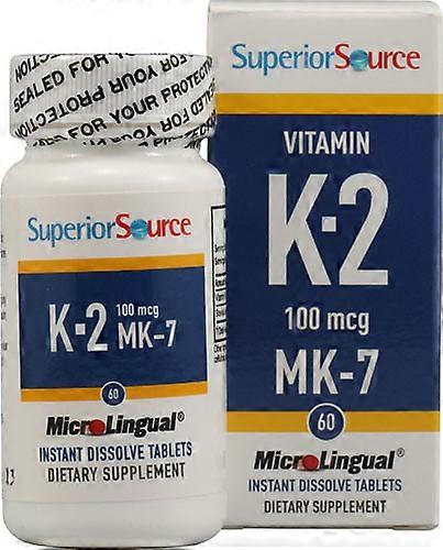 Superior Source Vitamin K2-mk7, 100 Mcg, 60 Count