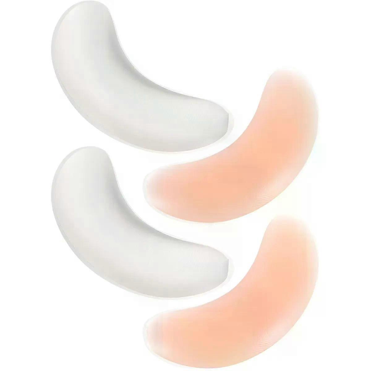 2 Pairs Silicone Bra Pads Inserts, Crescent Shaped Removable