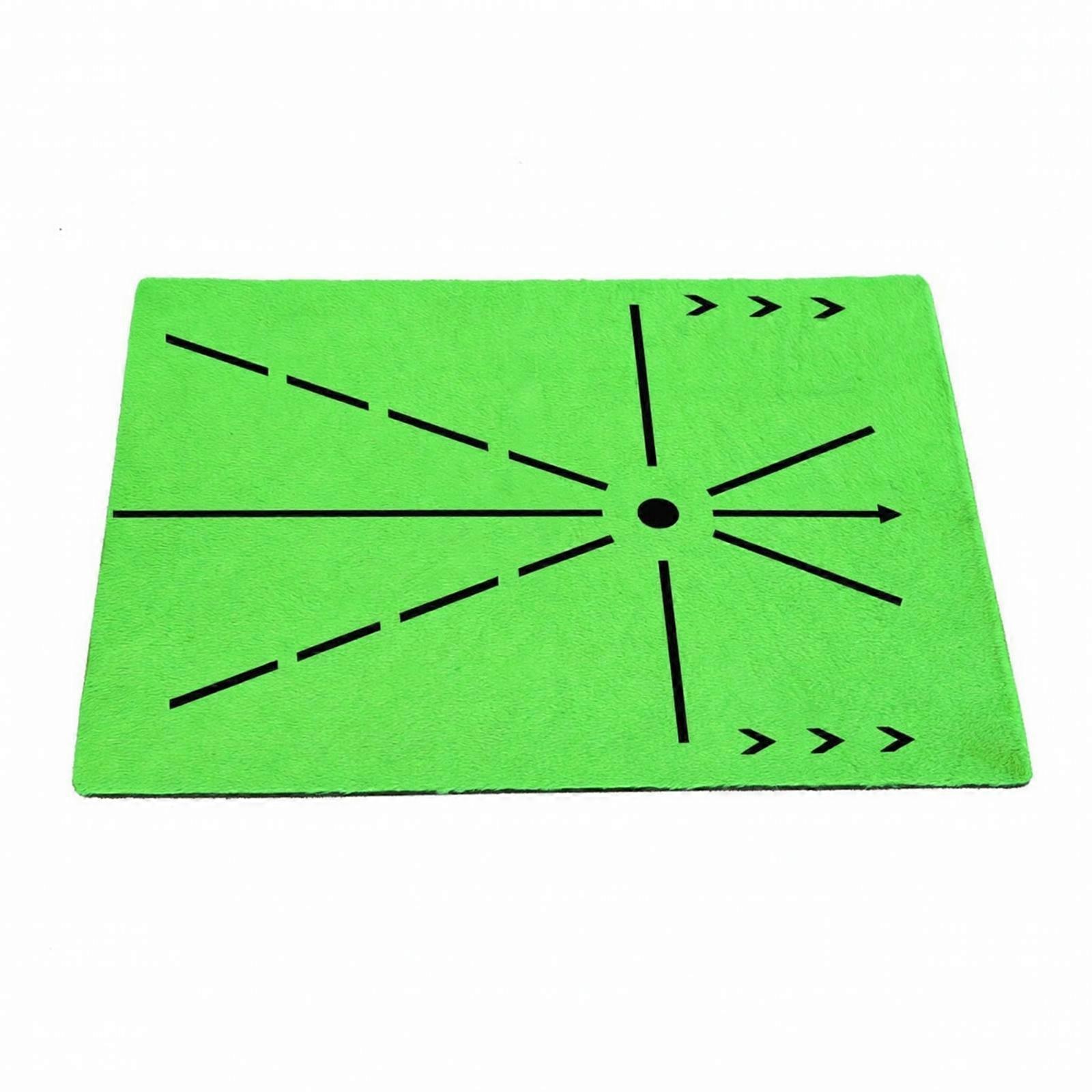Golf Practice Mat with Alignment Lines Indoor for Home, Backyard