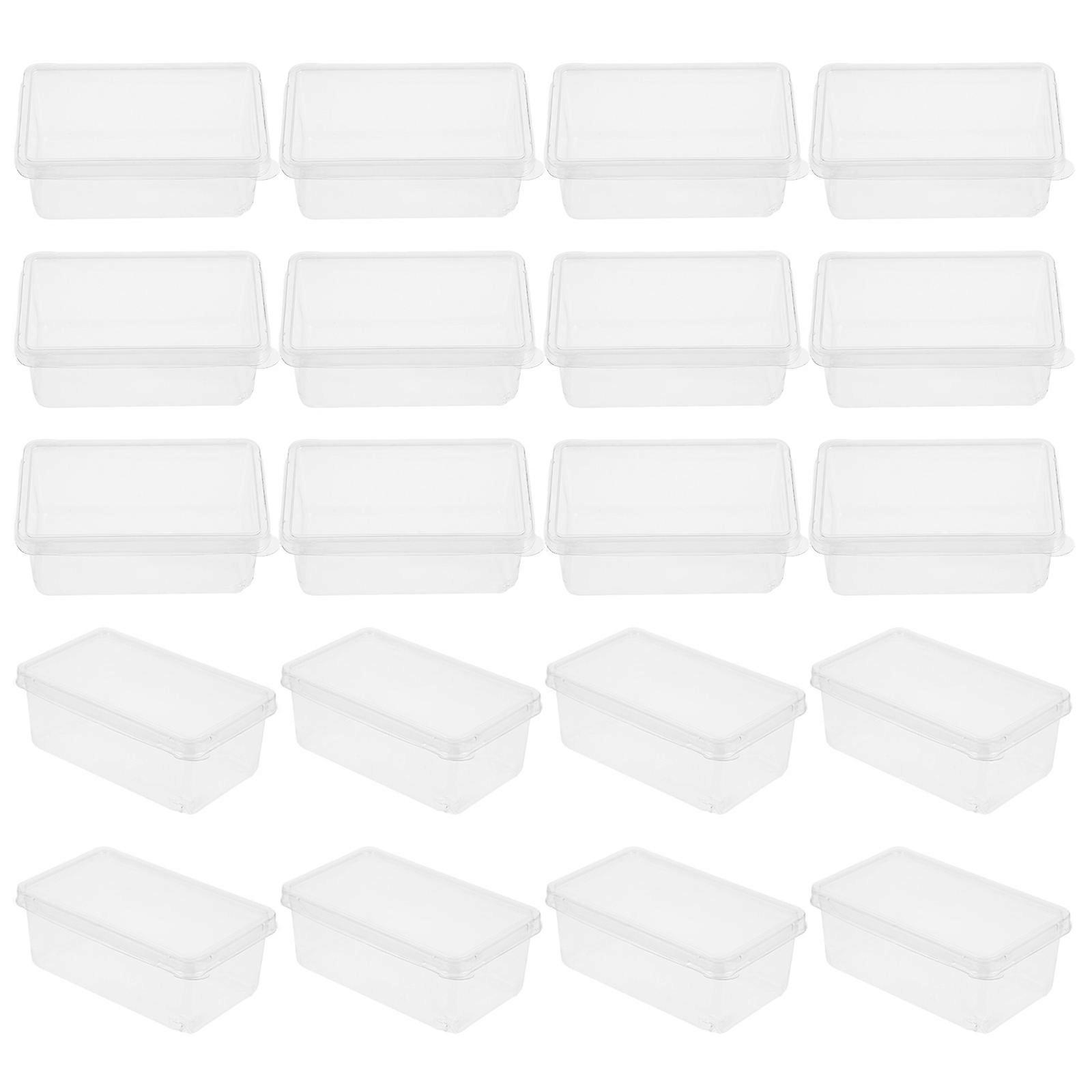 Cake Box Transparent with Lids compatible with Cake 40Pcs Clear Mousse Boxes