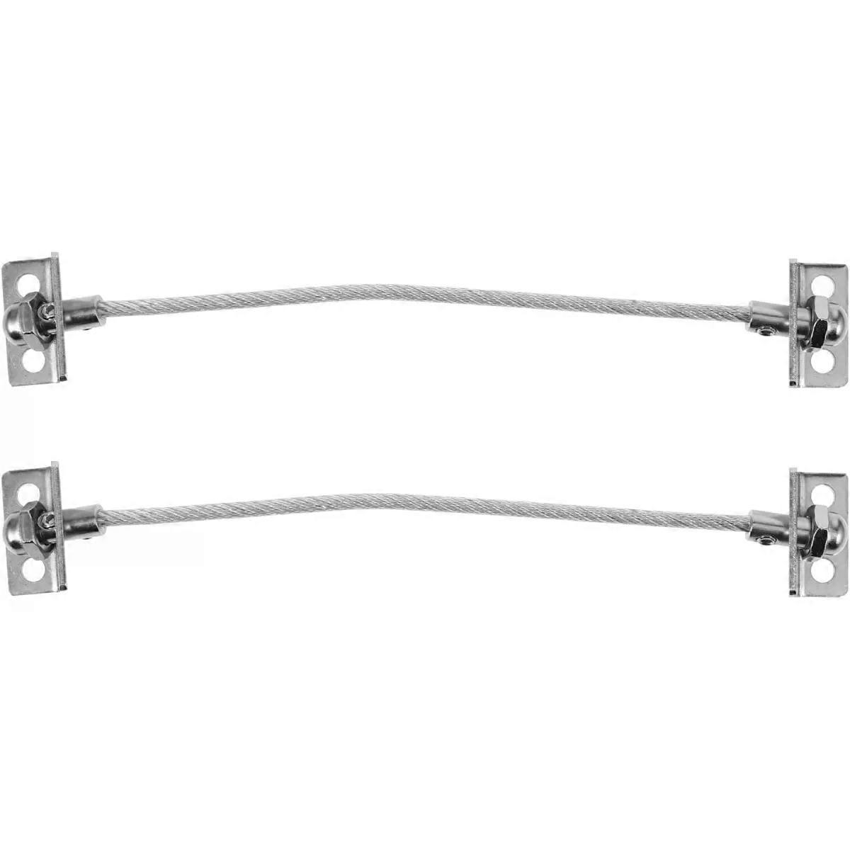 Wall Anchors Kit for Baby Proofing, 2 Sets, Silver