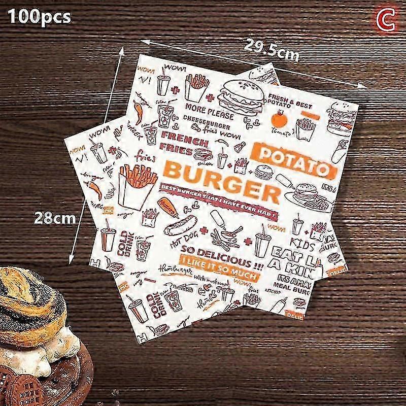 Non-Stick Food Wrapping Sheets Bulk Pack