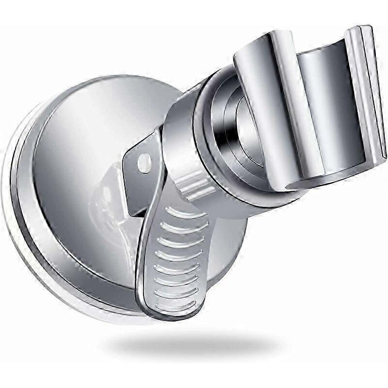 Universal Hand Shower Suction Cup Holder, Wall Mount Shower Head Attachment, Replaceable Slider Bracket