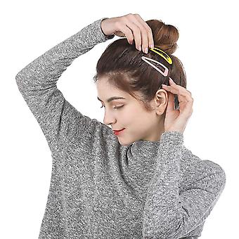 40 Stück Haarspangen Damen – Metall, Schwarz, 5,1 Cm, Rutschfest