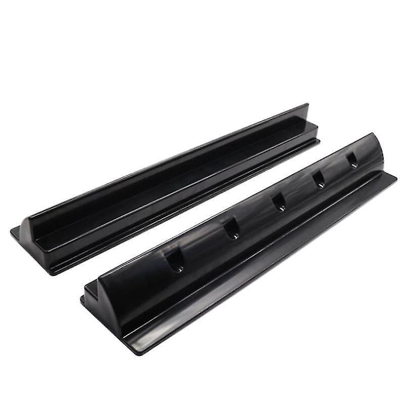 55X11cmd Black Solar Energy Kits 2pcs Practical Solar Panel Roof Mounting Racks Abs Rv Boat Mounted