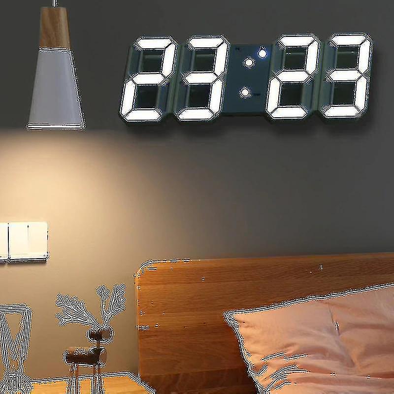 3d Clock Digital Led Alarm Clock Electronic Wall Clock Table Clock For Living Room
