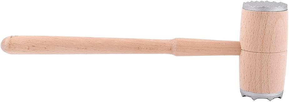 Wooden meat mallet Two-sided solid beech mallet
