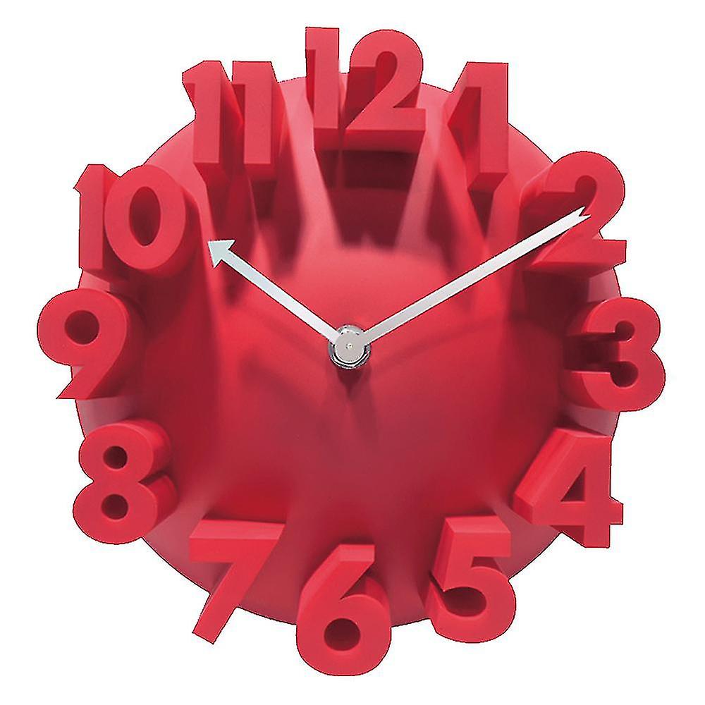 3d Wall Clock, Modern Digital Clock Modern Round Clock Is Suitable For Home Use. Niuniu