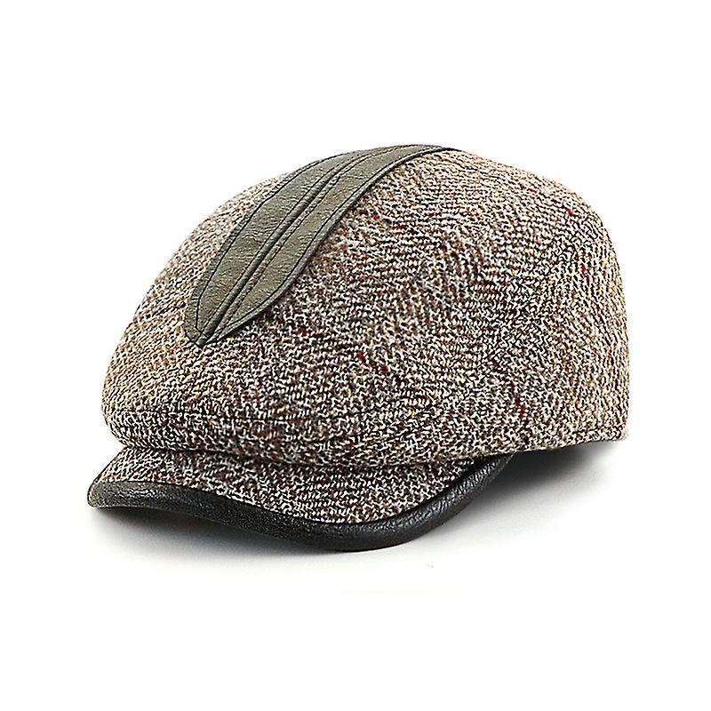 New Retro Felt Newsboy Caps Men Octagonal Hats British Painters Hats A
