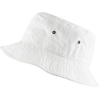 Bucket Hat - Unisex 100% Cotton & Denim Packable Summer Travel Beach Sun Hat
