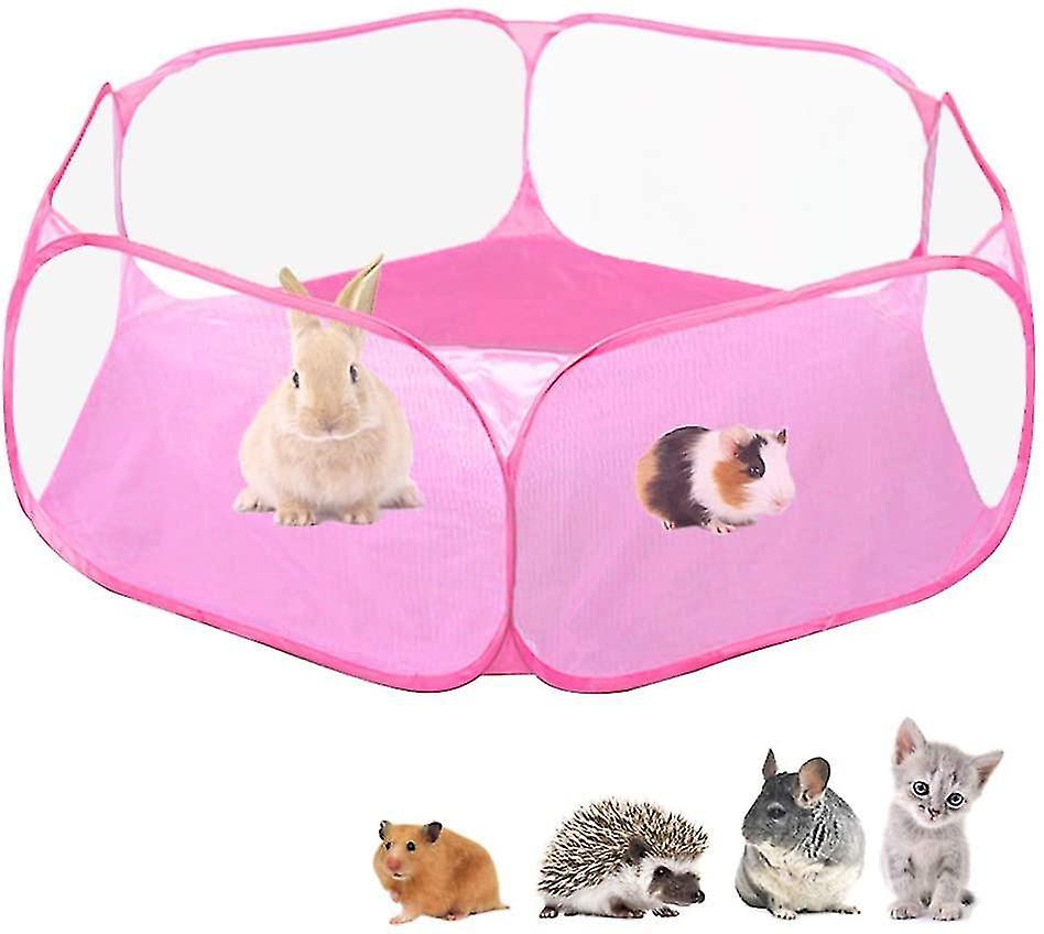 Breathable Transparent Pet Playpen Pop Open Outdoor/indoor Exercise Fence, Portable Yard Fence For G