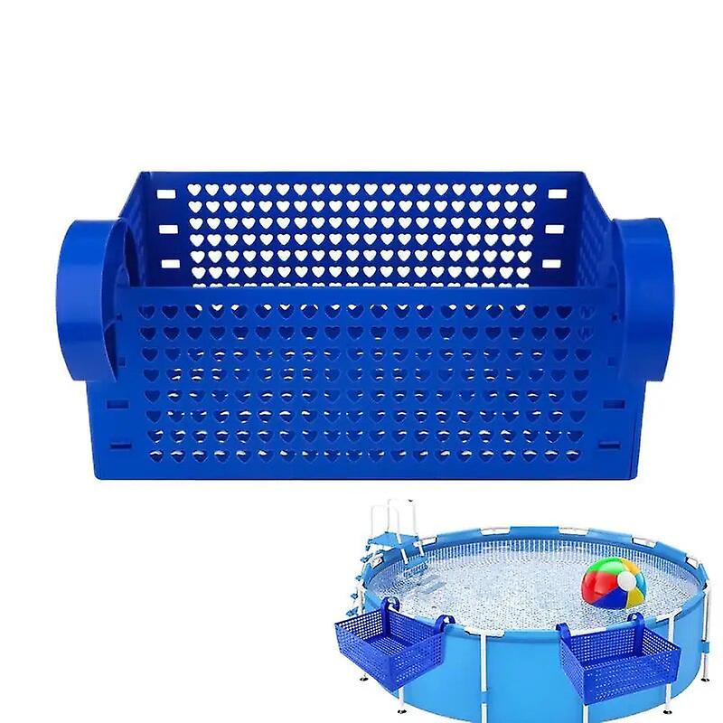 سلة تخزين بجانب المسبح حامل تخزين بجانب المسبح قابل للتمدد فوق سطح الأرض تخزين لمعظم حمامات السباحة والحدائق والحدائق