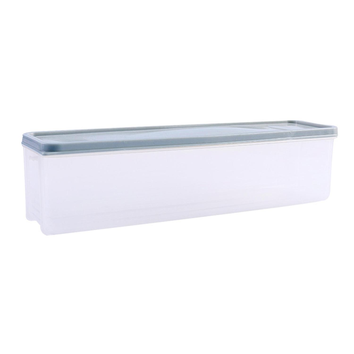 ZHOUBA Pasta Container Cold Resistant Practical PP Food Grade Noodle Storage Box for Work Baby Blue