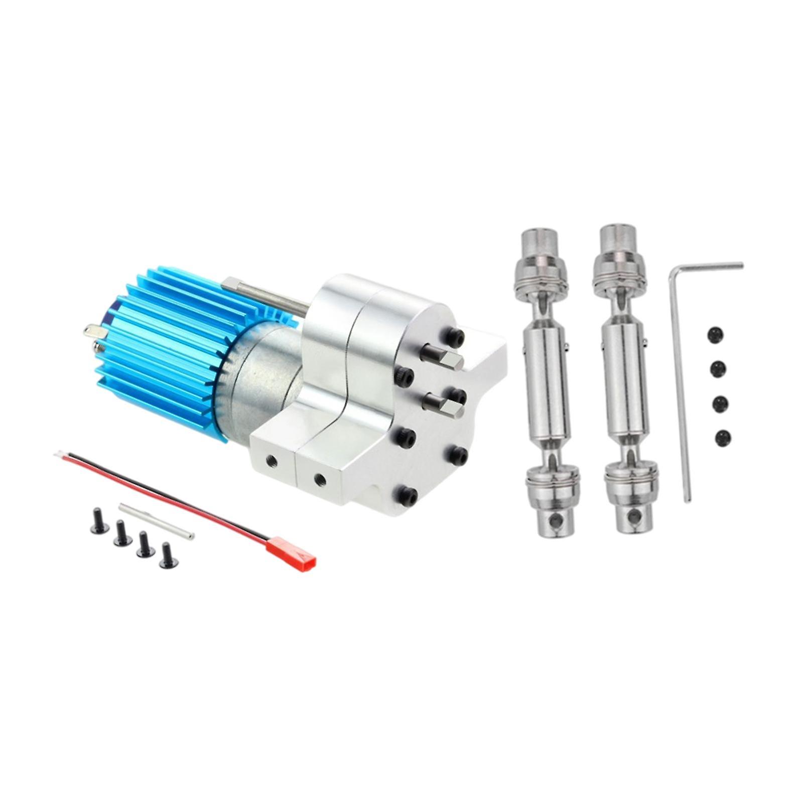 Metal Wave Box Transfer 370 Motor Accessory For Wpl C14 Q60 Blue