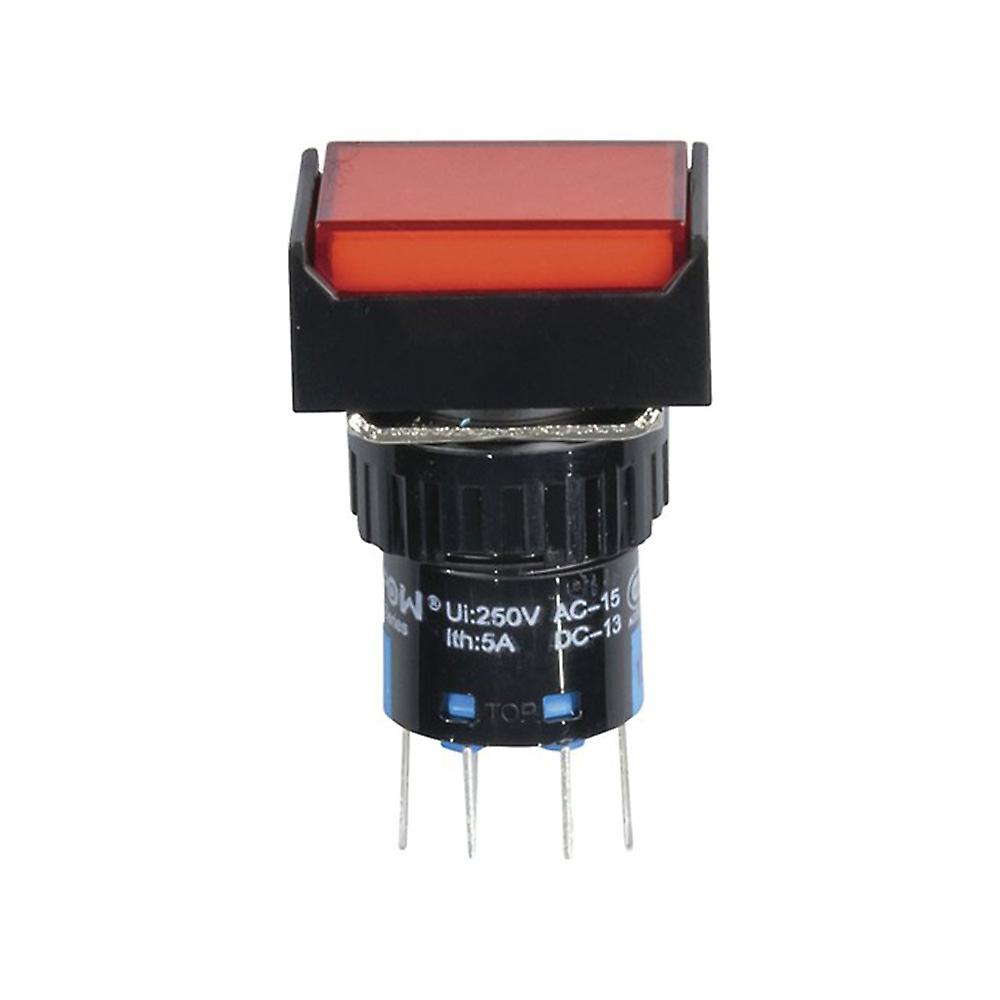 优质 DPDT 发光瞬时动作 IP65 开关红色额定电压为 250VAC 5A