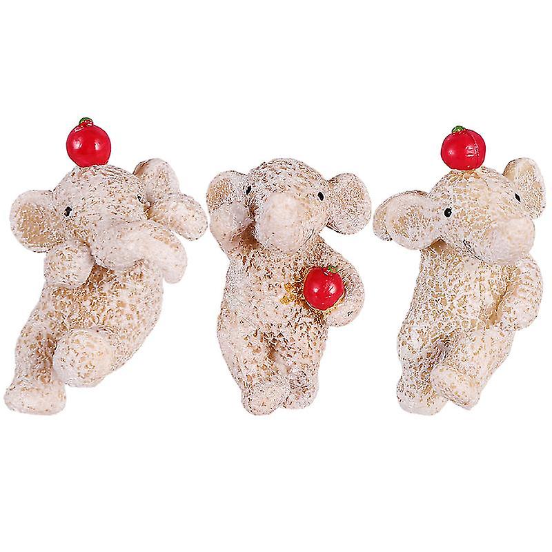 3pcs Animal Figurine