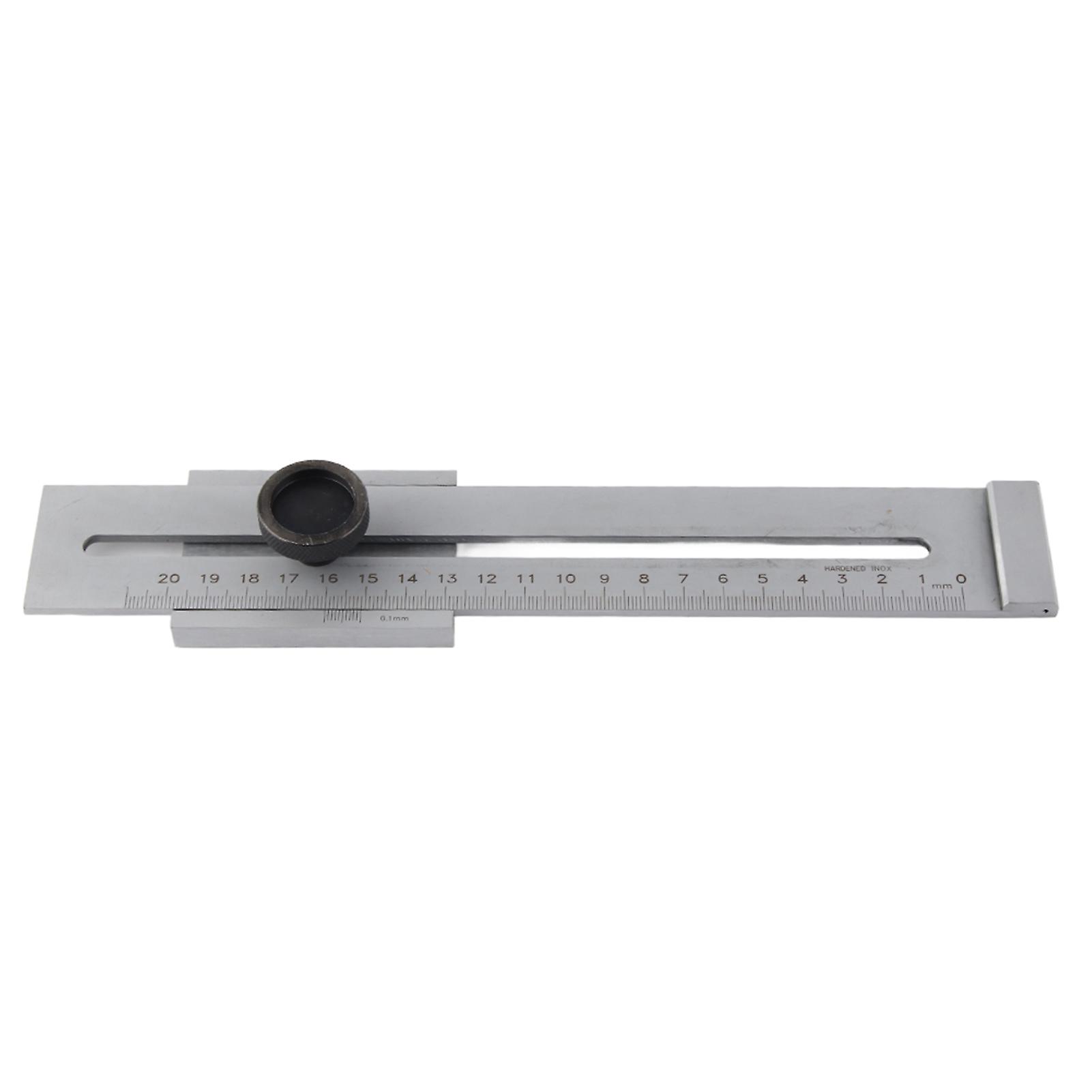 High-precision scribing straight ruler for industrial use sliding measurement and marking functions