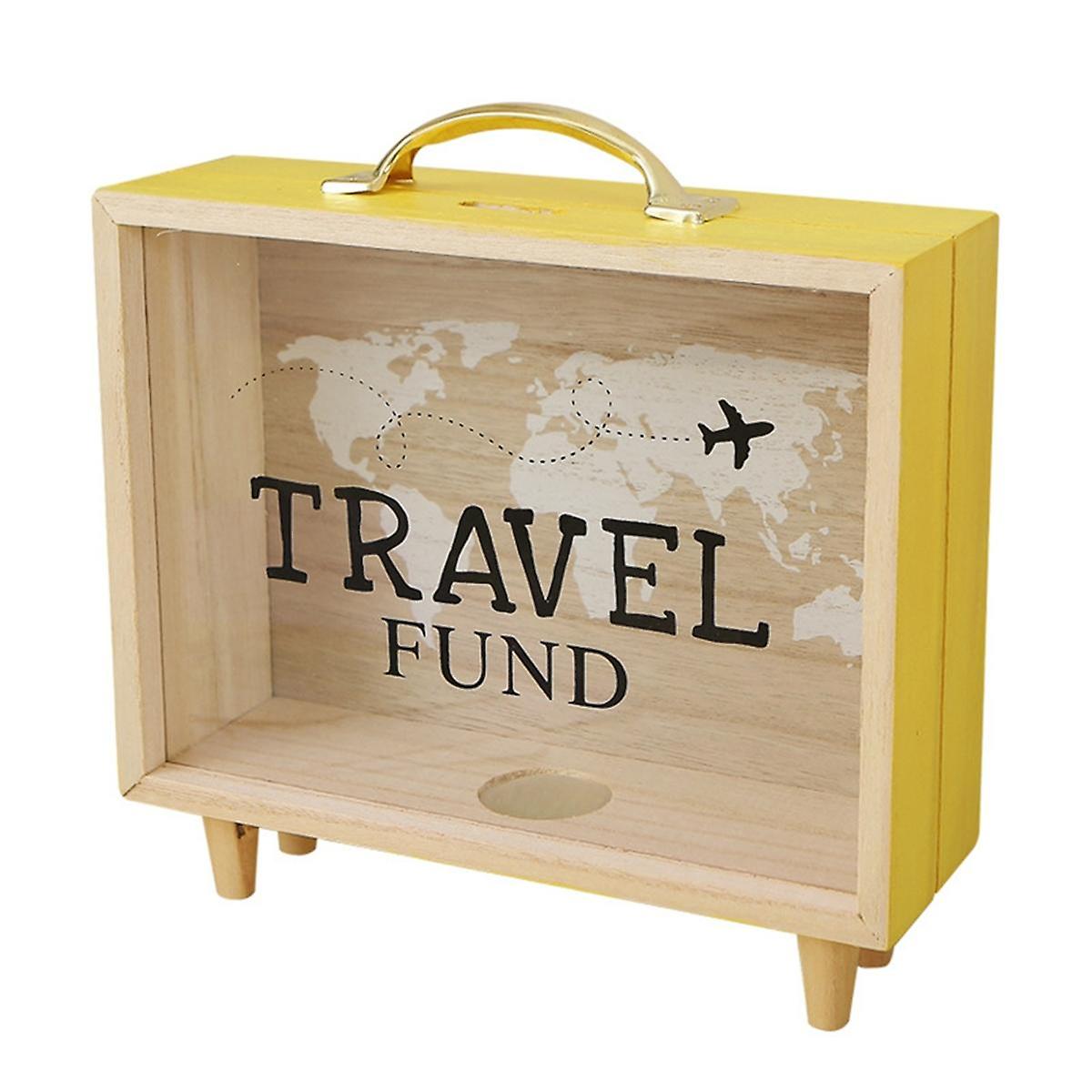 Adventure Archive Box, Travel Shadow Box, Ticket Shadow Box with Slot, 8Inch Memory Boxes for Keeps