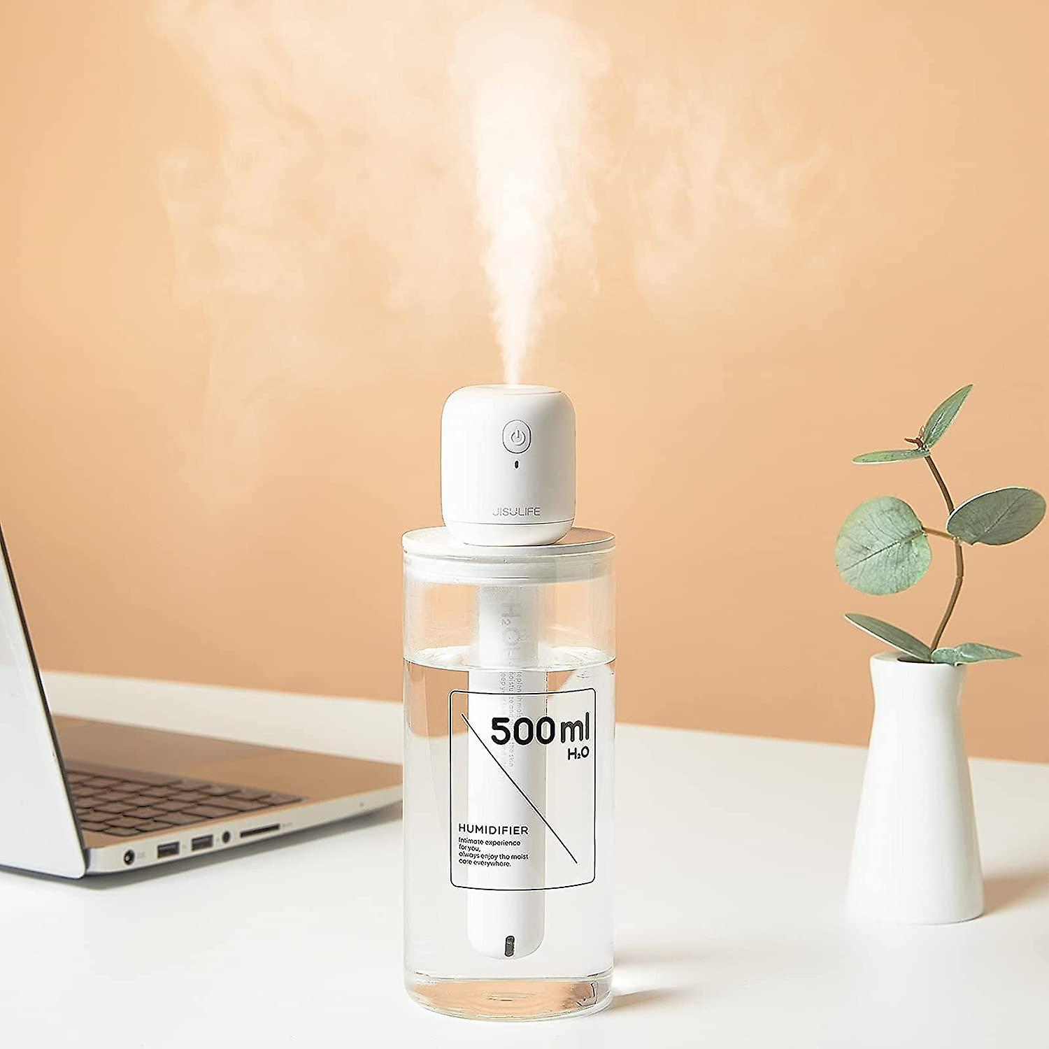 Mini umidificatori portatili, umidificatore personale a batteria di viaggio 8-14 ore con container diver