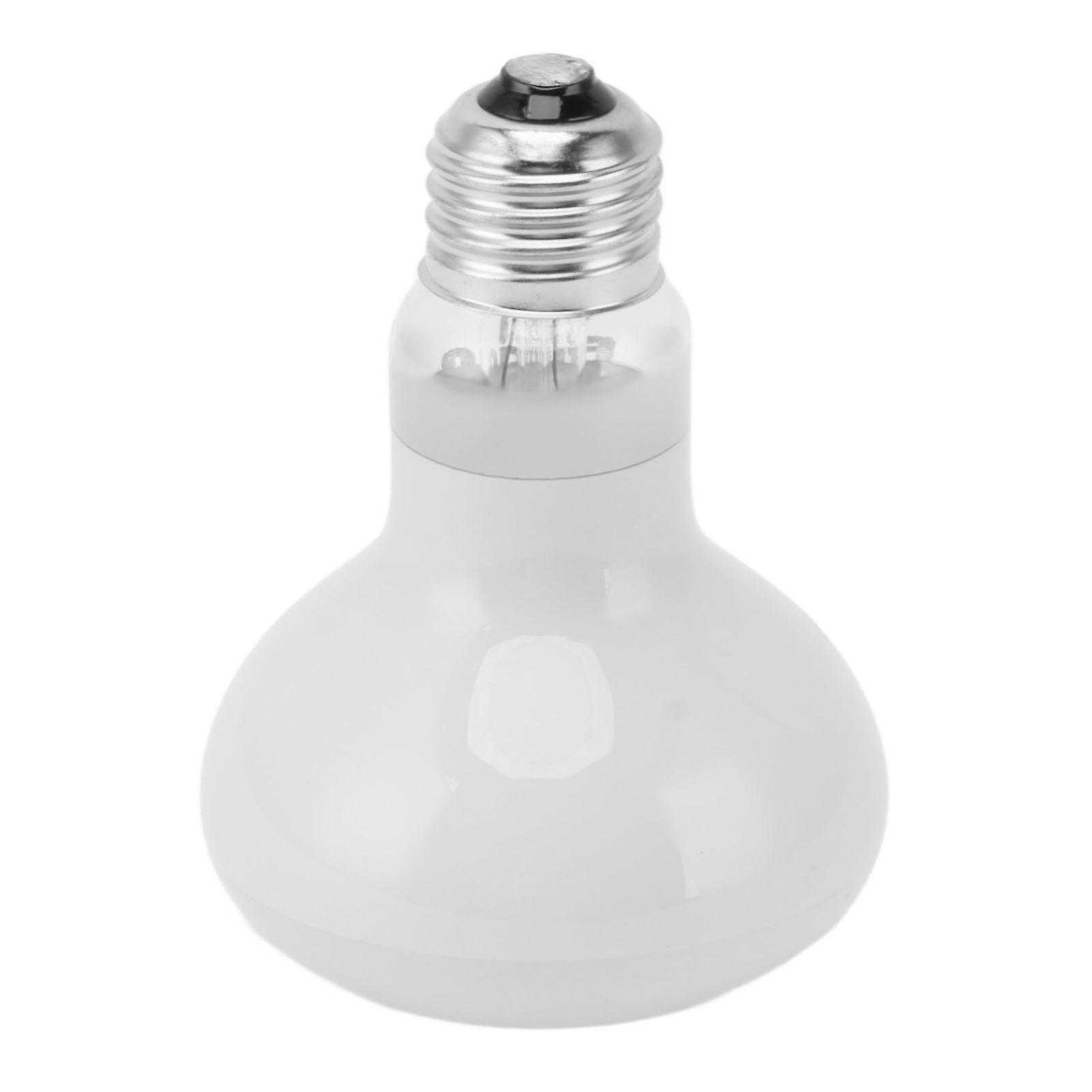 Day Night Reptile Bulb E27 Interface Multi Purpose Warm Soft Light Reptile Heat Lamp Bulb for Snake 110‑120V 75W