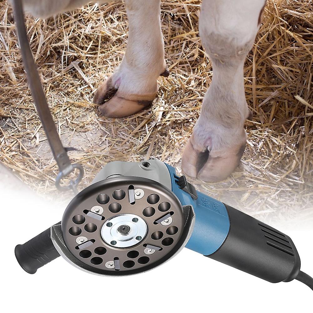 6 Blade Electric Hoof Trimmer Trimming Machine Tool for Sheep Cattle Horse Chinese Plug 220V