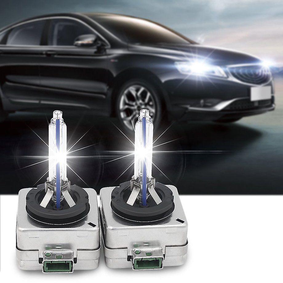 2x D3S 35W HID frontlyspærer bil xenon hvit erstatning lav / fjernlys