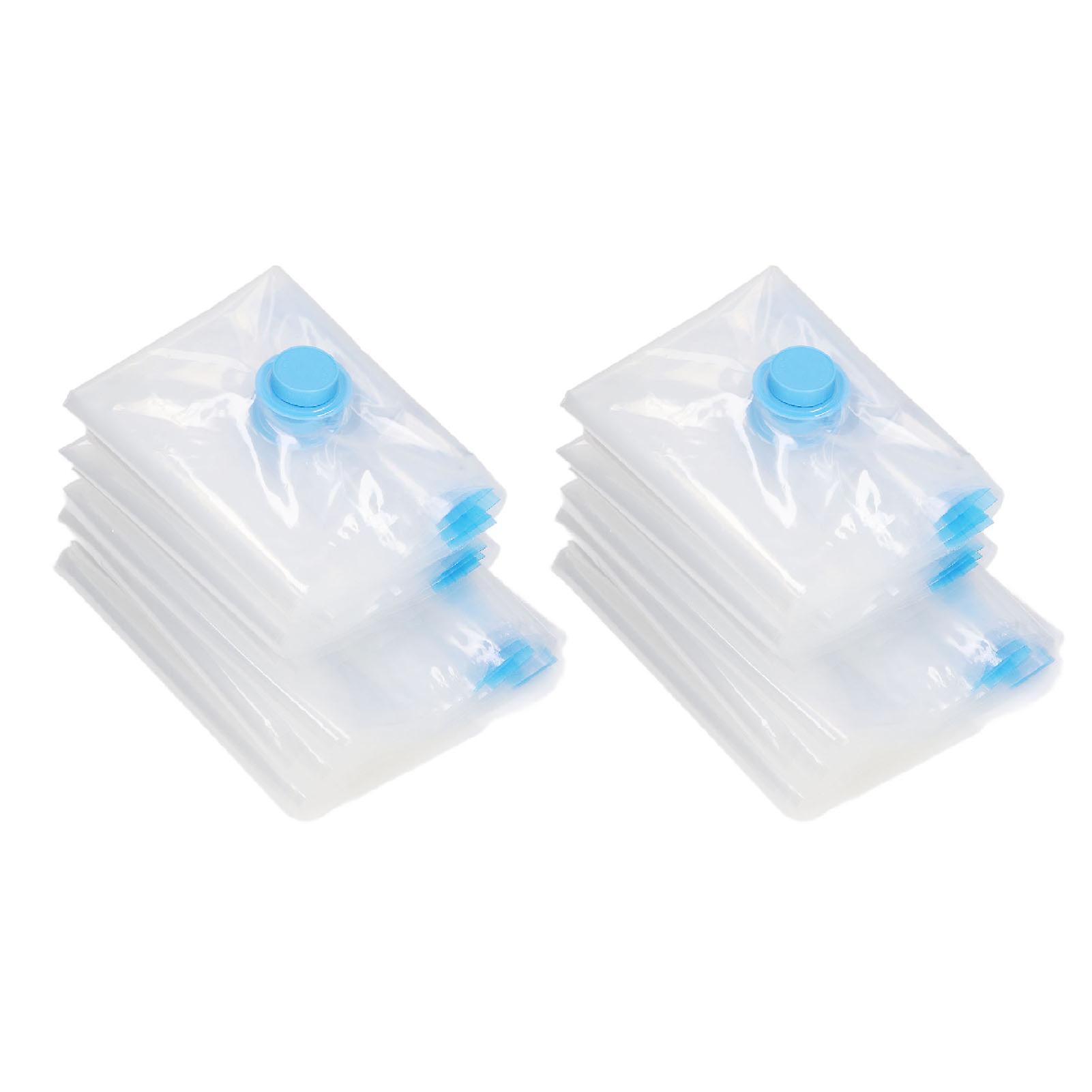8Pcs Vacuum Compression Bag with 1 Manual Vacuum Air Pump Vacuum Compression Bag Kit 