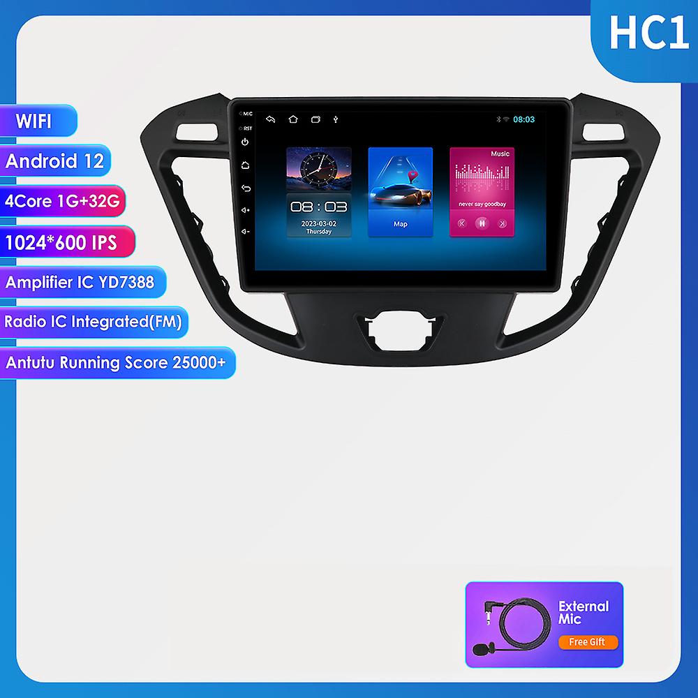 Android Autoradio Gps Stereo For Ford Transit Tourneo Custom 2013-2019 2020 2021 Multimedia Video Player 4g Dsp Carplay 2din