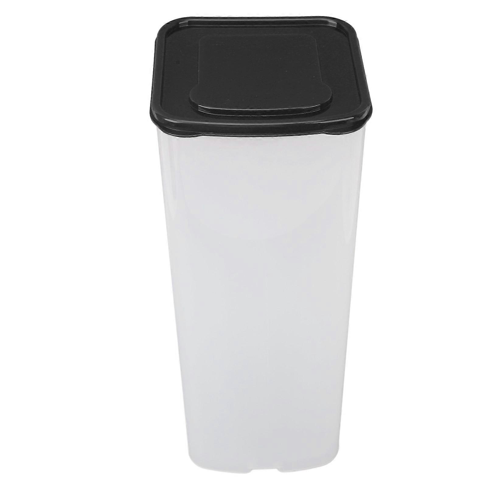 Large capacity bread box, ideal for keeping bread fresh and airtight, ideal for home or commercial use, black