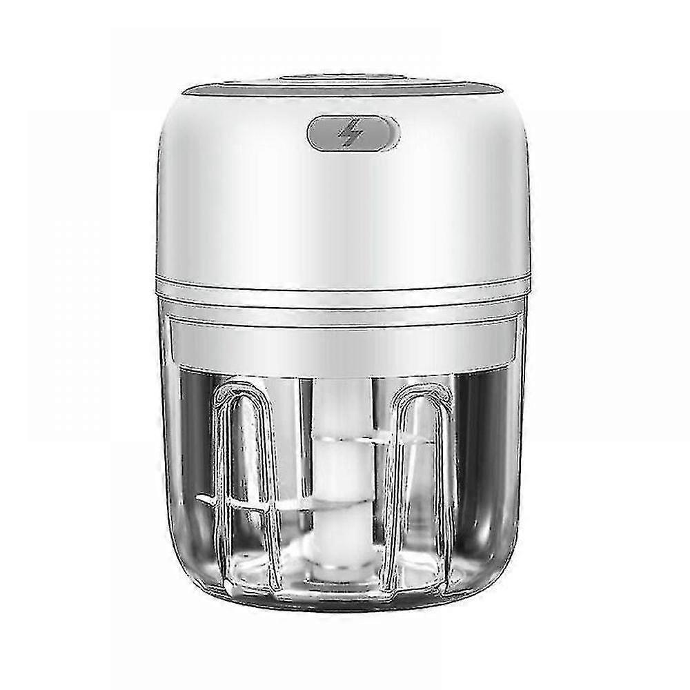 Rainbow Electric Garlic Mixer Garlic Press Automatic Garlic Machine Kitchen Artifact 250ml