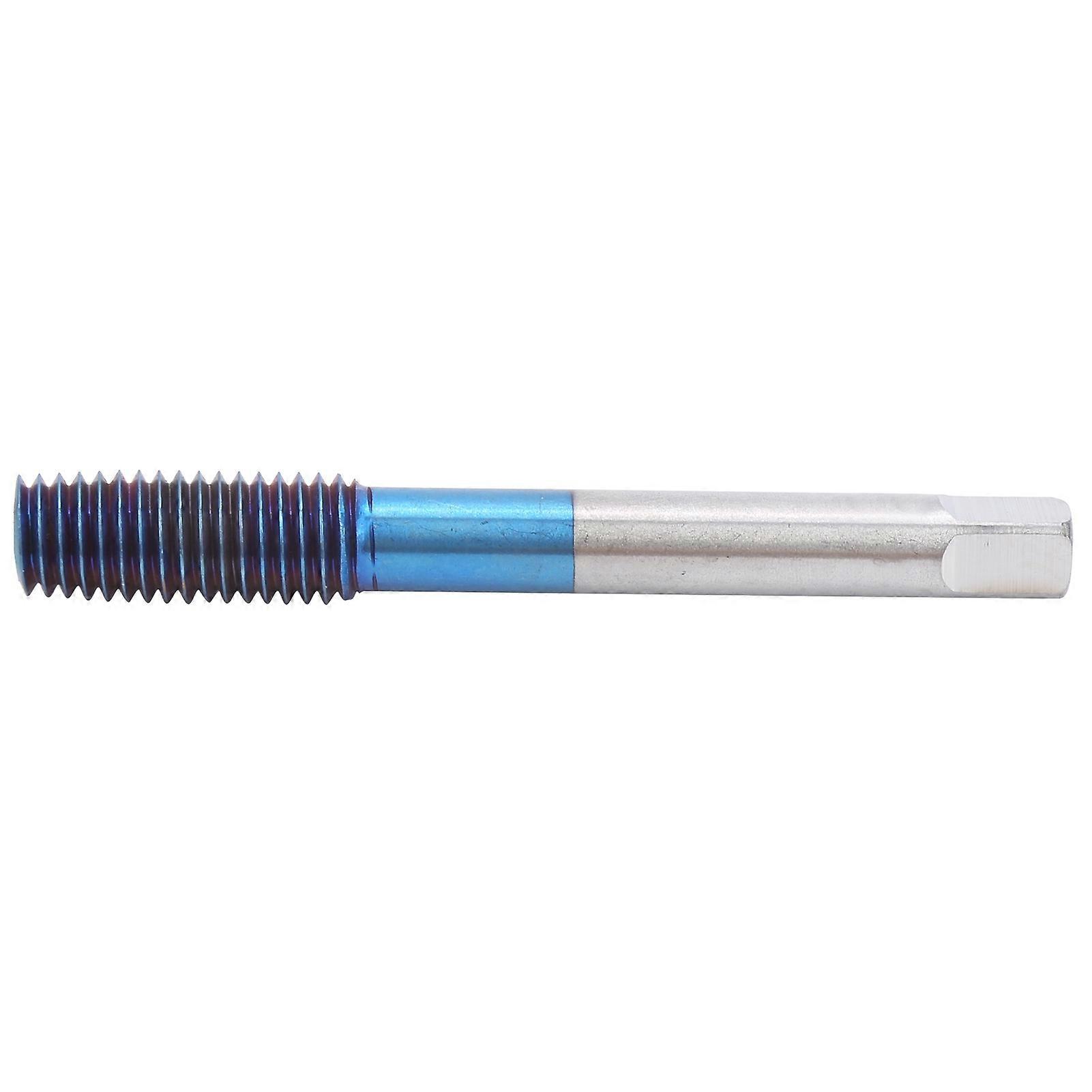 Thread Tap Nano Blue Coating Tungsten Steel Metric Straight Handle Machine Tapping Toolm10