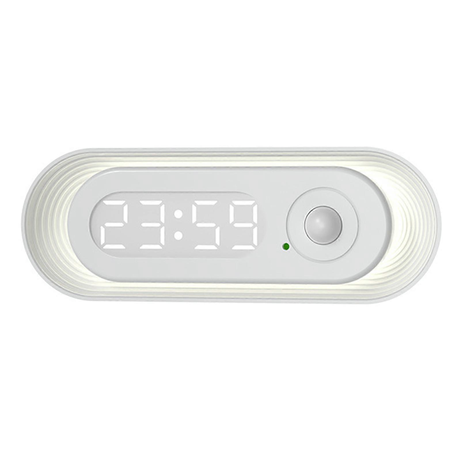 Smart Night Light Multi-level Dimming Human Sensor Time Display Touch /Knob Dimmable Home Wardrobe Aisle Feeding Sleeping Light Home Supply
